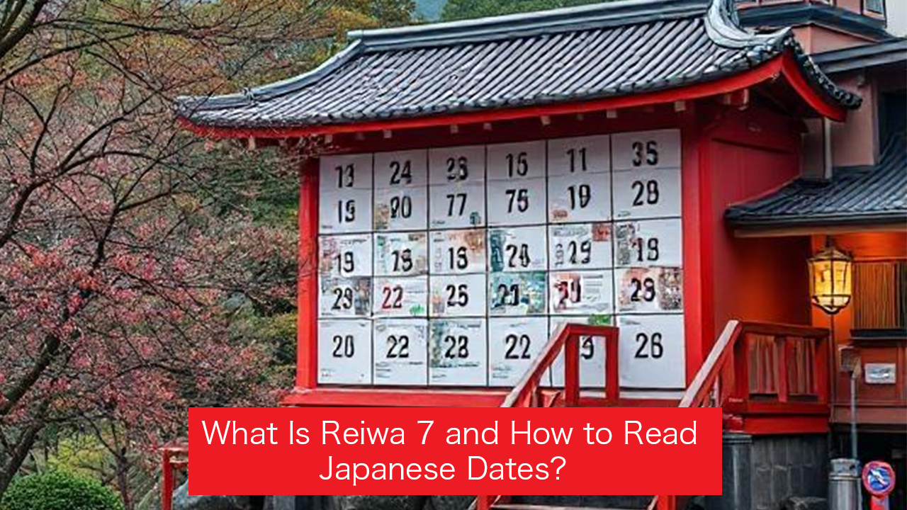 Japanese Calendar Explained: What Is Reiwa 7 and How to Read Japanese Dates?